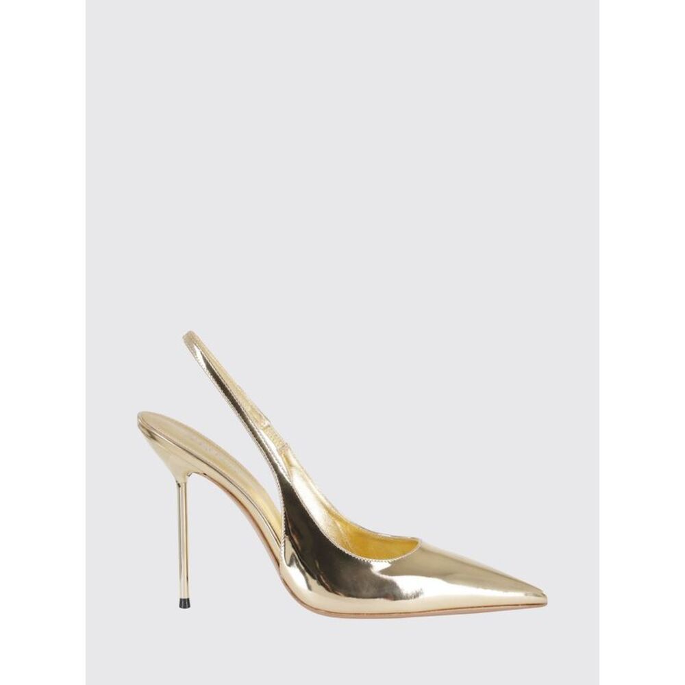 Paris Texas Women Lidia Laminated Patent Leather Slingback Pumps Paris Texas
